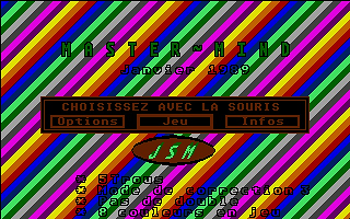 Master~Mind atari screenshot